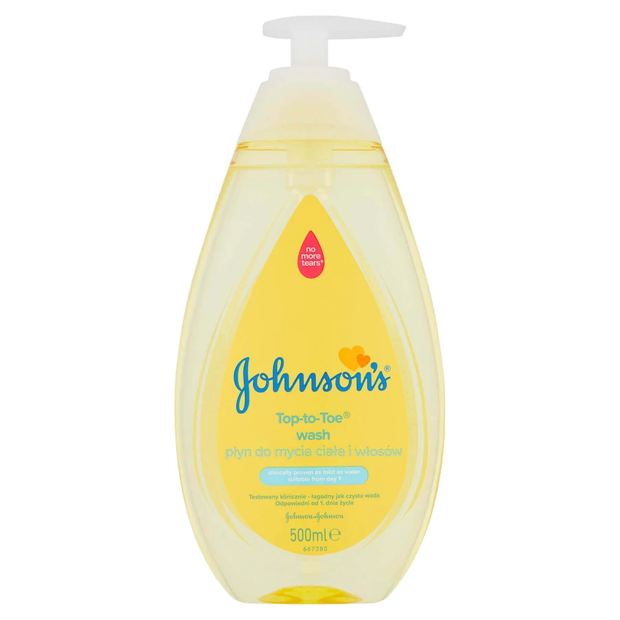 Johnson amp; Johnson Top-to-Toe Очищуючий засіб для тіла та воску, 500 мл: ціни та характеристики