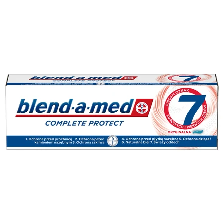 Blend-a-med, Зубна паста Complete Protect 7 Original, 75 мл: ціни та характеристики