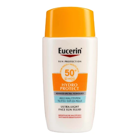 Eucerin Sun Hydro Protect, ультразволожуючий захисний флюїд, SPF 50+, 50 мл: ціни та характеристики