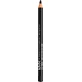 Nyx Professional MakeUp Тонкий карандаш для глаз 901 черный, 1 шт.