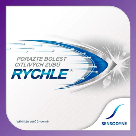Sensodyne Отбеливающая зубная паста Rapid Relief Rapid Whitening 3 x 75 мл: цены и характеристики