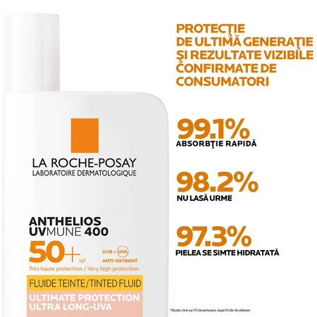 La Roche-Posay Anthelios Anthelios Відтінковий сонцезахисний флюїд SPF 50+ UVmune, 50 мл: ціни та характеристики