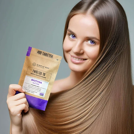 Simple Day Biotin 4 x Yes с натуральным кремнием, 400 таблеток: цены и характеристики