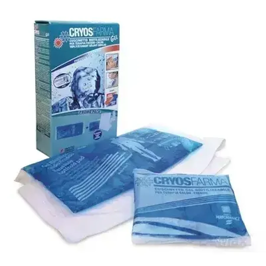 CRYOS FARMA 1×2 шт, гелевые подушки 12x12 см, 27x12 см: цены и характеристики