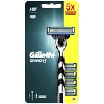 GILLETTE Mach3 SHAVER + 5NH 1×1 набір, бритва + 5 змінних головок: ціни та характеристики