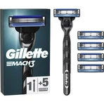 GILLETTE Mach3 SHAVER + 5NH 1×1 набір, бритва + 5 змінних головок: ціни та характеристики