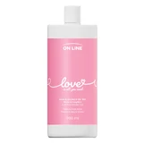 On Line Love, лосьон для ванны и душа 2в1, пион и розовая вода, 900 мл