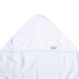 Полотенце детское с капюшоном, 80x100 см, белый, Tuxi Brands