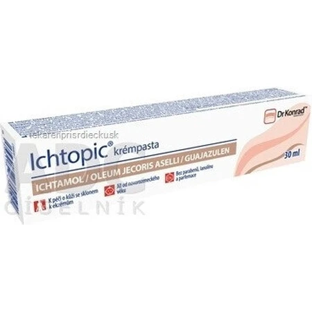 Dr Konrad Ichtamol паста 1×30 мл, уход за кожей: цены и характеристики