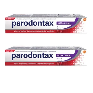 Зубна паста Ultra Clean Parodontax, 75+75 мл, Гск
