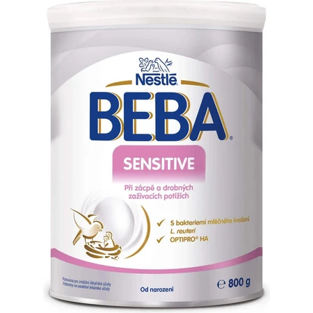 BEBA EXPERTpro SENSITIVE; спеціальна дитяча молочна суміш при запорах (з народження) 1×800 г, спеціальна дитяча молочна суміш при запорах: ціни та характеристики