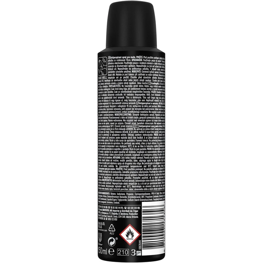 Rexona Men Активная защита + Невидимый антиперспирант-спрей 150 мл: цены и характеристики