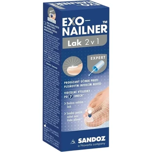 Лак для ногтей Exo-Nailer 2 в 1, противогрибковый, 5 мл