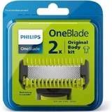 Philips OneBlade QP624/50 Змінні леза 360 для обличчя та тіла + гребінець для тіла та насадка для інтимних місць 1×1 шт, змінні леза