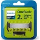 Philips OneBlade QP624/50 Змінні леза 360 для обличчя та тіла + гребінець для тіла та насадка для інтимних місць 1×1 шт, змінні леза