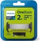 Philips OneBlade QP624/50 Сменные 360 лезвий для лица и тела + расческа для тела и интимная насадка 1×1 шт, сменные лезвия