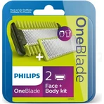 Philips OneBlade QP624/50 Змінні леза 360 для обличчя та тіла + гребінець для тіла та насадка для інтимних місць 1×1 шт, змінні леза: ціни та характеристики