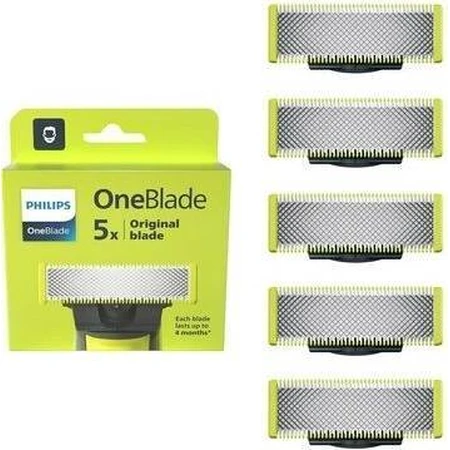 Philips OneBlade QP624/50 Змінні леза 360 для обличчя та тіла + гребінець для тіла та насадка для інтимних місць 1×1 шт, змінні леза: ціни та характеристики