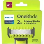 Philips OneBlade QP624/50 Змінні леза 360 для обличчя та тіла + гребінець для тіла та насадка для інтимних місць 1×1 шт, змінні леза: ціни та характеристики