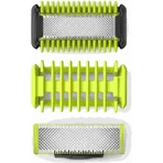 Philips OneBlade QP624/50 Змінні леза 360 для обличчя та тіла + гребінець для тіла та насадка для інтимних місць 1×1 шт, змінні леза: ціни та характеристики