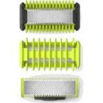 Philips OneBlade QP624/50 Змінні леза 360 для обличчя та тіла + гребінець для тіла та насадка для інтимних місць 1×1 шт, змінні леза: ціни та характеристики