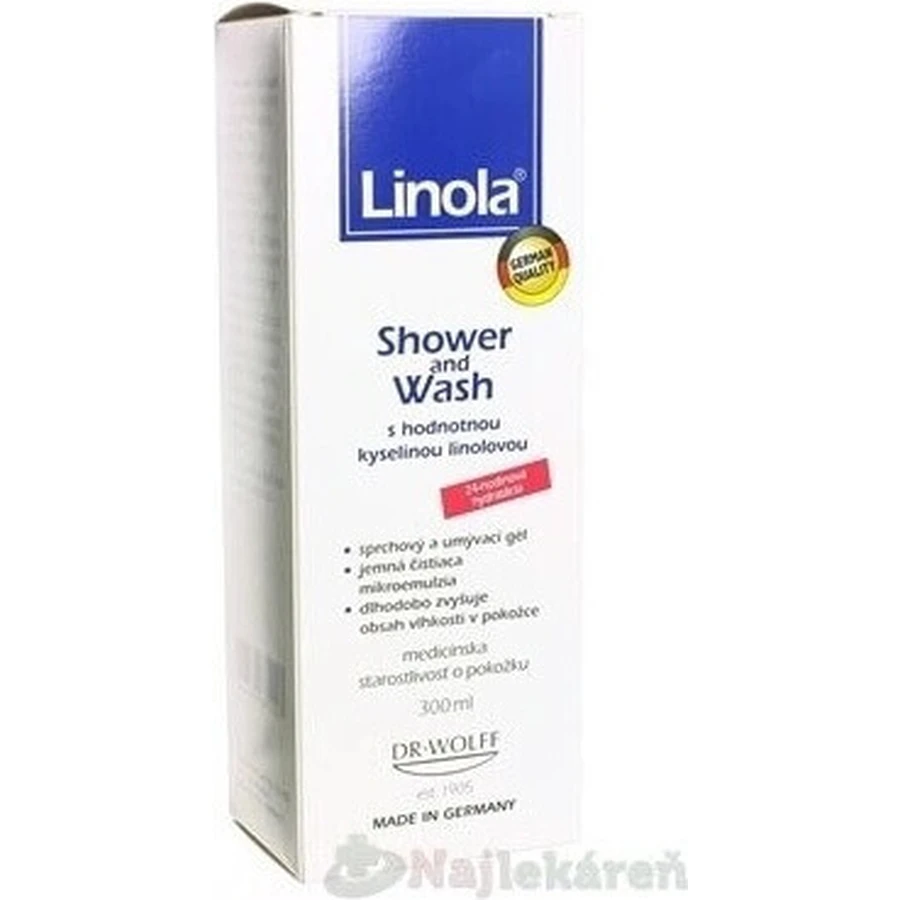 Linola Shower und Wasch 1×300 мл, эмульсионный гель: цены и характеристики