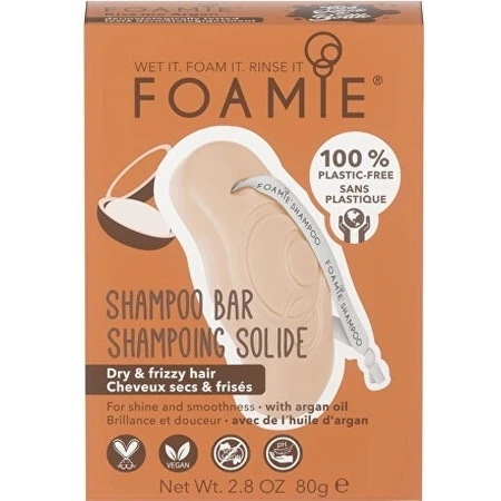 Foamie Solid Shampoo Kiss Me Argan 1×80 г, твердий шампунь: ціни та характеристики