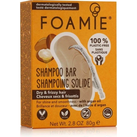 Foamie Solid Shampoo Kiss Me Argan 1×80 г, твердий шампунь: ціни та характеристики