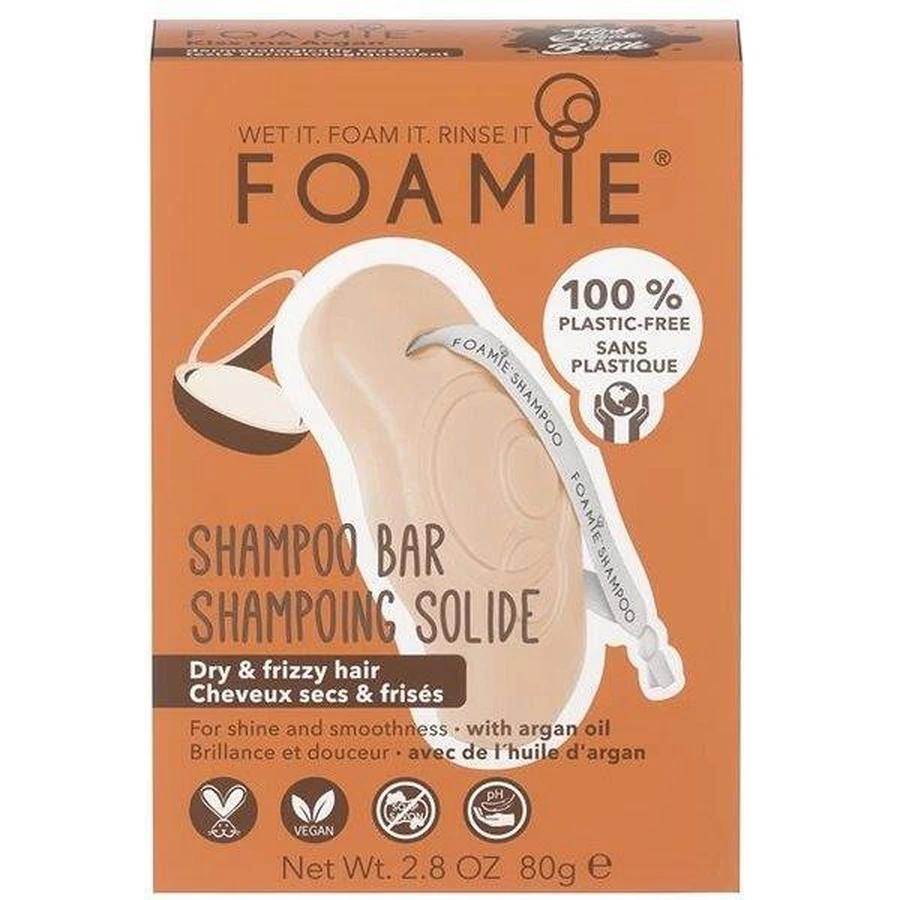 Foamie Solid Shampoo Kiss Me Argan 1×80 г, твердий шампунь: ціни та характеристики