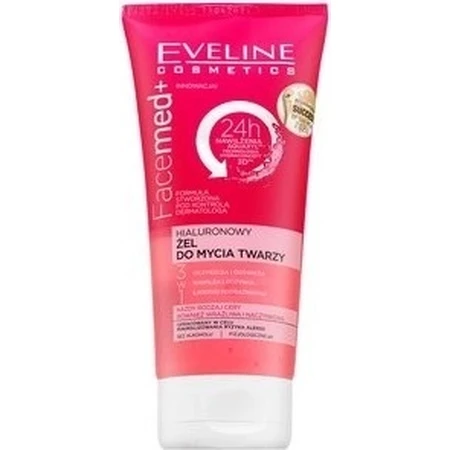 EVELINE FACEMED+ HYALURONIC FACE WASH GEL 1×150 мл, гель для вмивання обличчя: ціни та характеристики