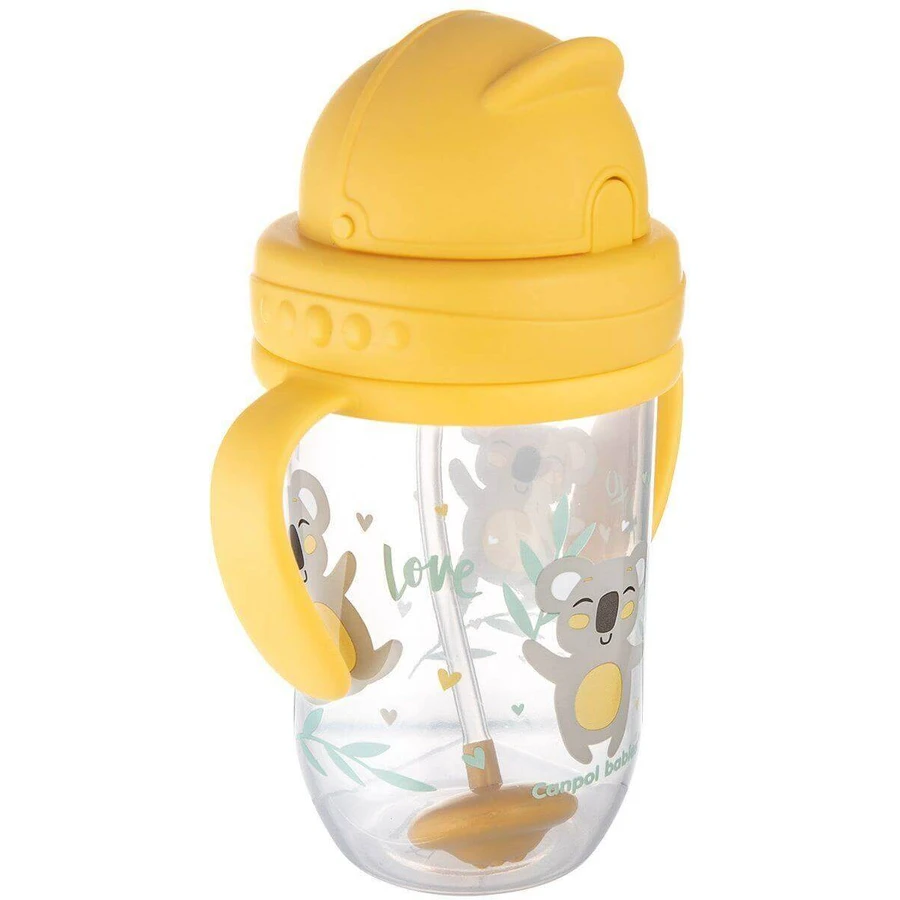 Canpol babies Непроливающаяся чашка с соломинкой с весом 6м+ Экзотические животные итальянская 270 мл: цены и характеристики