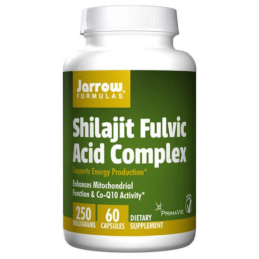 Jarrow Formulas Shilajit Fulvic Acid Complex, мумиё, 60 капсул: цены и характеристики