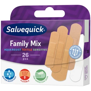 Набір пластирів Salvequick Family Mix, 26 шт.