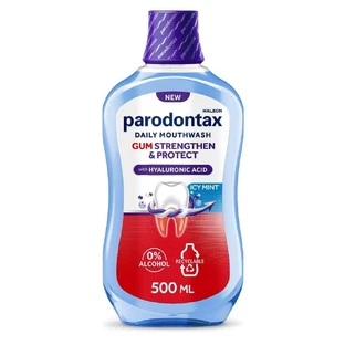 Ополіскувач для ротової порожнини Parodontax Gum Strengthen & Protect Icy Mint, 500 мл