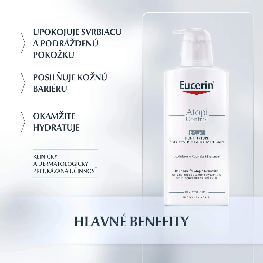 Eucerin AtopiControl Легкий лосьйон для тіла для сухої шкіри 400 мл: ціни та характеристики