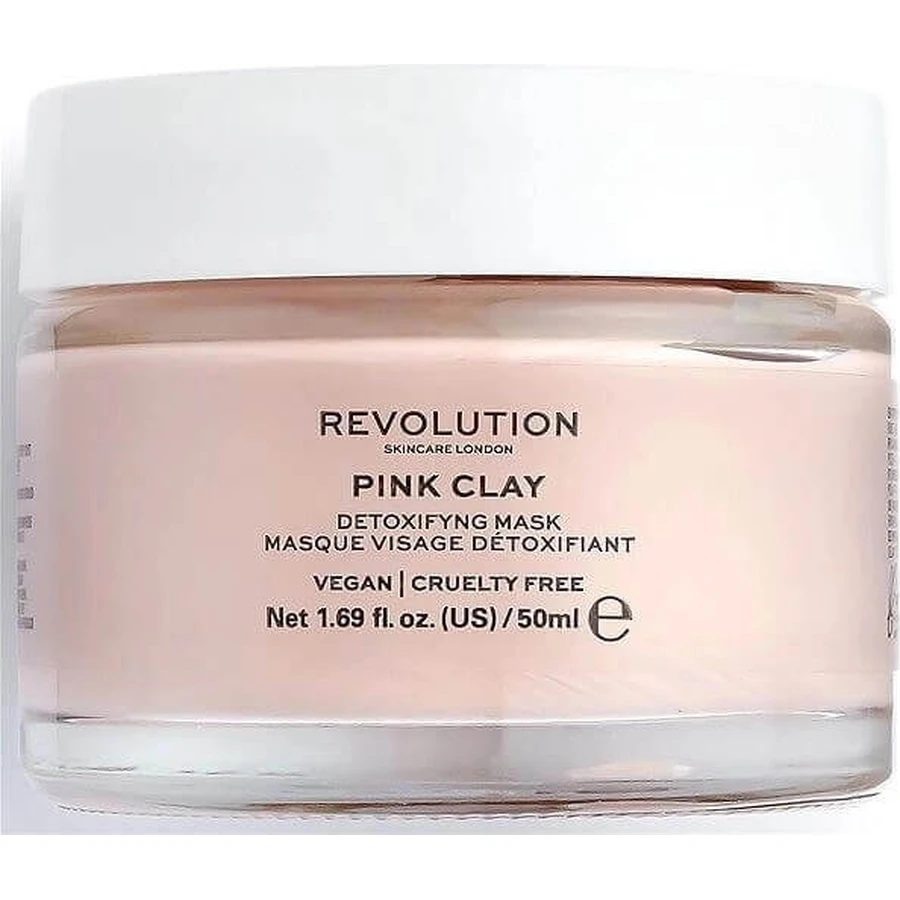 Рожева глиняна детоксикуюча маска для обличчя Revolution Skincare 1×1 шт: ціни та характеристики