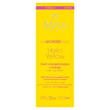 Miya Cosmetics myWONDERBALM Hello Yellow Mango енергетичний крем, 75 мл: ціни та характеристики