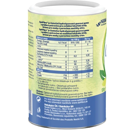 Nestlé OptiFibre 125 г: ціни та характеристики