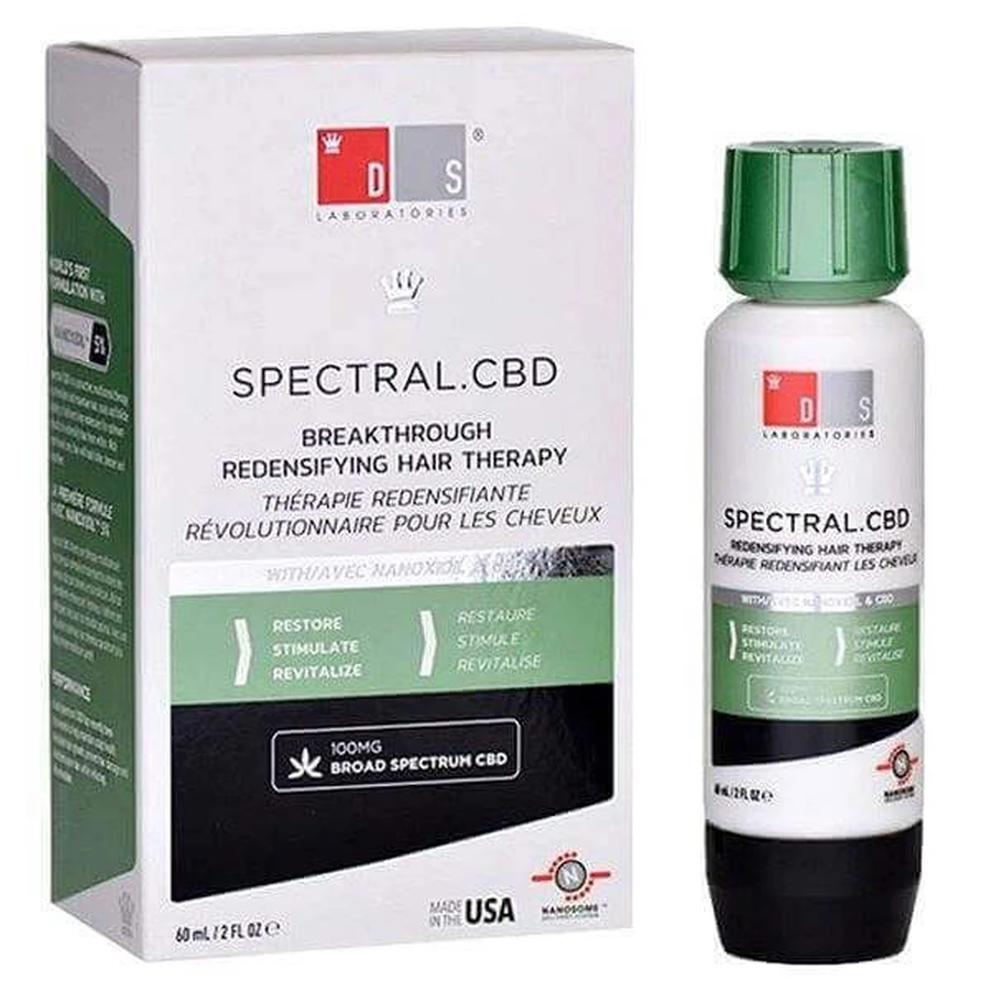 DS Laboratories сыворотка против выпадения волос с Наноксидилом SPECTRAL CBD 60 мл 1×60 мл, сыворотка против выпадения волос: цены и характеристики