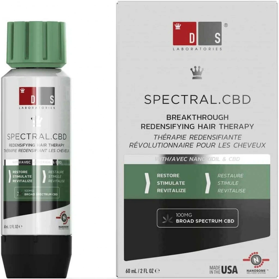 DS Laboratories сыворотка против выпадения волос с Наноксидилом SPECTRAL CBD 60 мл 1×60 мл, сыворотка против выпадения волос: цены и характеристики