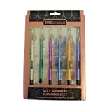 Набор из 6 карандашей для глаз с блестками, Chicosmetique, Shimmers