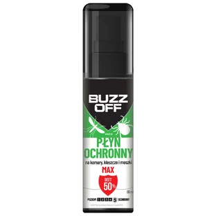 BuzzOff, засіб від мух та комарів, DEET 50%, 80 мл