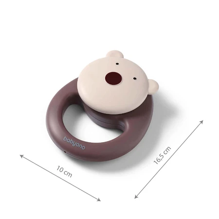 BabyOno, погремушка, мишка, от 3 месяцев, 1 шт.: цены и характеристики