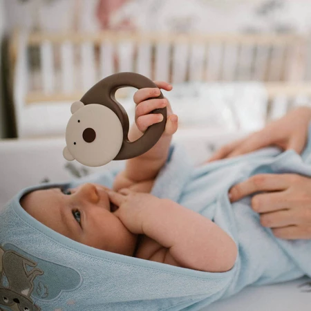 BabyOno, погремушка, мишка, от 3 месяцев, 1 шт.: цены и характеристики