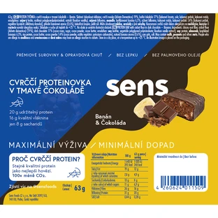 Sens Fried Protein Dark Surrounds - Банан 60 г