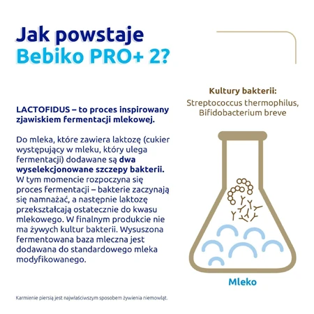 Bebiko Pro+ 2 Nutriflor Pro+, молочна суміш, після 6 місяців, 700 г: ціни та характеристики