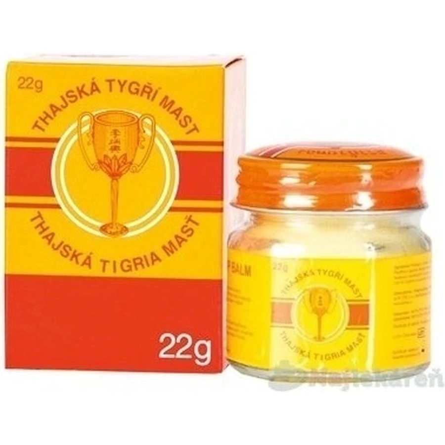 Тайська тигрова мазь GOLDEN CUP BALM 1×22 г, тигрова мазь: ціни та характеристики
