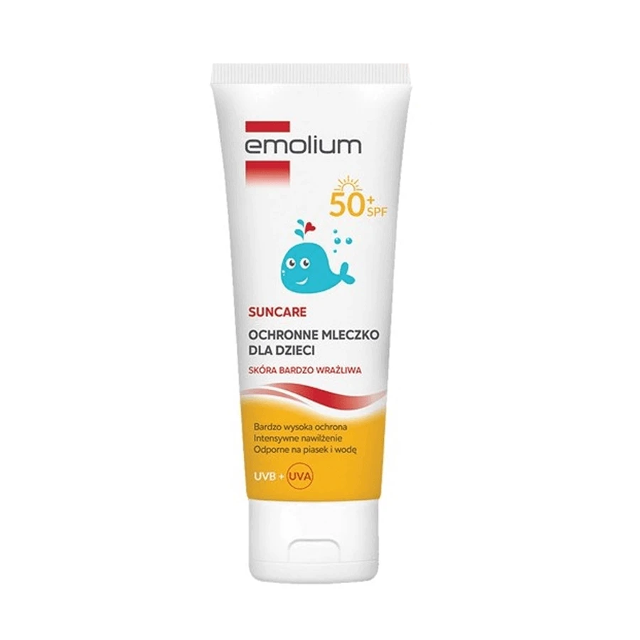 Сонцезахисний лосьйон Emolium Suncare Baby SPF 50+ для дуже чутливої шкіри від 1 року, 125 мл.: ціни та характеристики