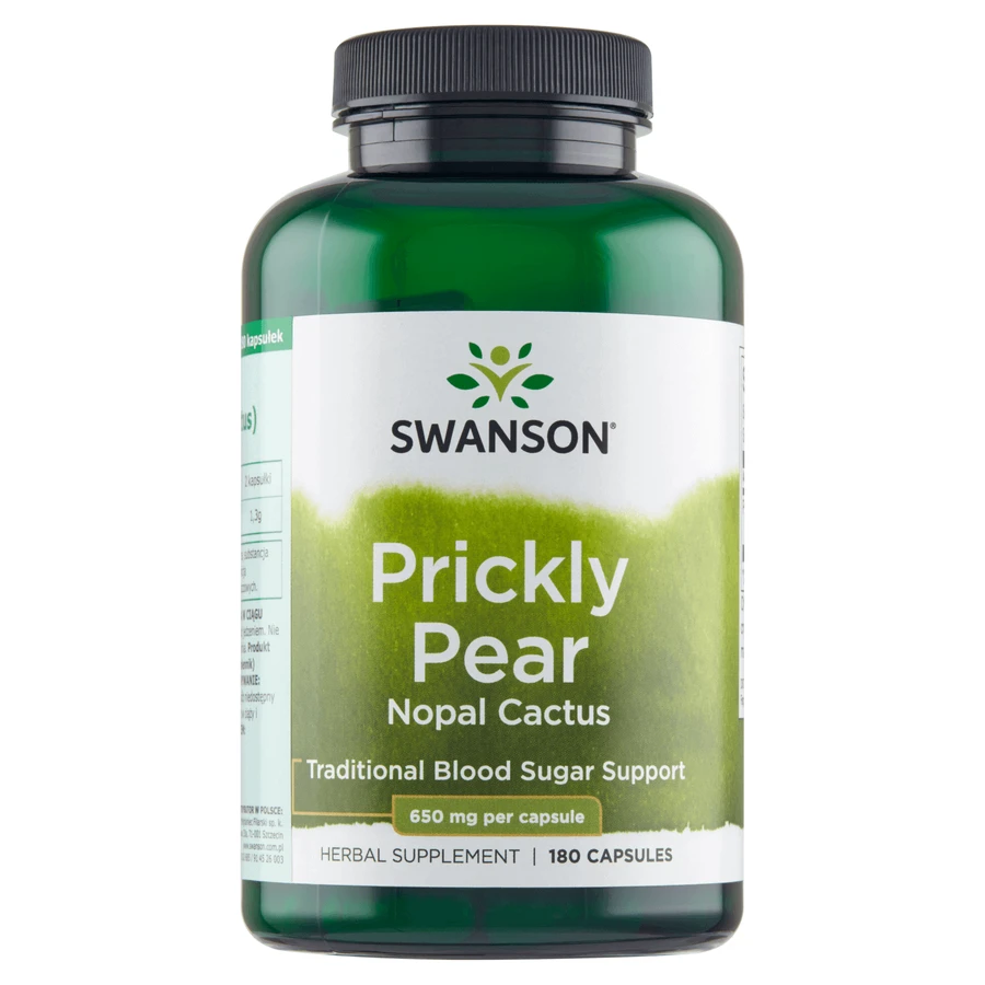 Кактус Нопаль Swanson Prickle Pear Nopal Cactus, 180 капсул ПОШКОДЖЕНА УПАКОВКА: ціни та характеристики