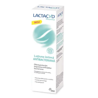 Антибактеріальний лосьйон для інтимної гігієни Lactacyd, 250 мл, Perrigo